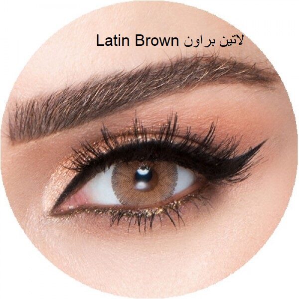 Luminous lenses latin brown 2 kuwait لومينوس عدسات لاتين براون الكويت 1