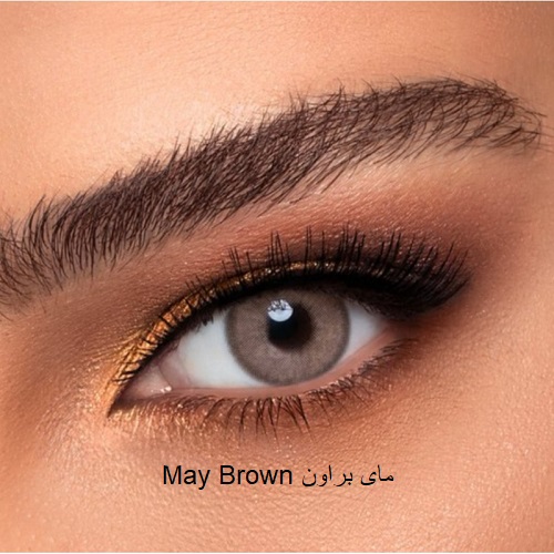 may brown noor buy 2 get 1 free yearly lenses kuwait ماى براون عدسات نور السنوية الكويت