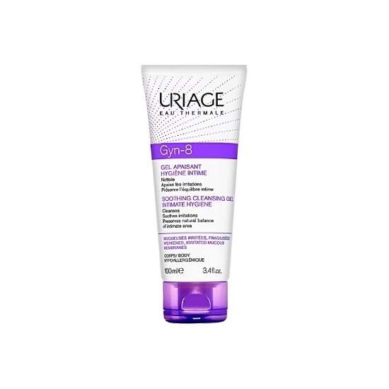 Uriage GYN 8 100ML Wash for women's intimate area hygiene kuwaitيورياج جين 8 غسول جل نسائي للمنطقة الحساسة الكويت