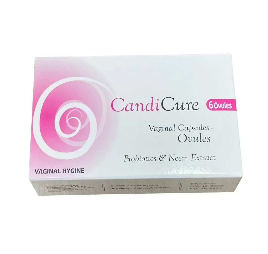 Candi Cure Anti -fungal ovules For Women Kuwait كاندى كيور علاج الالتهايات المهبلية الكويت أقماع