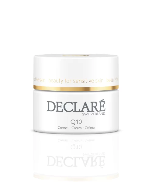 Declare Q10 QUICKLY IMPROVES THE APPEARANCE OF YOUR SKIN Kuwait 1 2023 Q10 ديكلاريه كريم ازالة اثار التجاعيد لكل انواع البشرة 50 مل الكويت