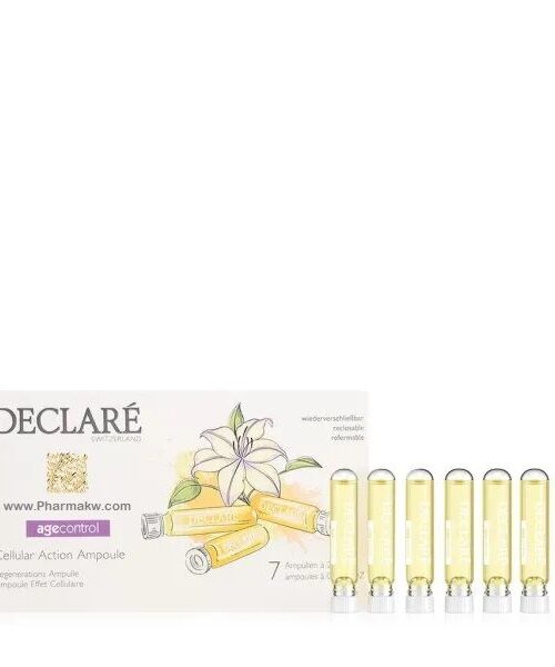 declare Age Control Cellular Action Ampoule - 7x2.5ml Kuwait امبولات اعاده بناء البشرة من جديد للعلاج اليومي والفوري دكلاريه الكويت 2023 1