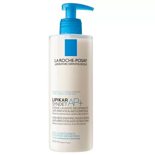 Laroche Lipikar Syndet AP+ Cream Wash 400 Ml Kuwait لاروش ليبيكار سيندت ايه بي +كريم وش 400 مل الكويت