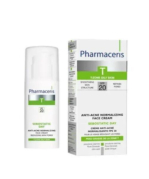 Pharmaceris Sebostatic Day Cream [Reducing Pore] 50Ml Kuwait فارماسيرز سيبوستاتيك كريم نهاري (تصغير المسام) 50 مل الكويت