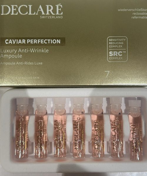 Declare Caviar Luxury Anti Wrinkle Ampoule 7x2.5 ML Kuwait امبولات الوجه ديكلاريه كافيار بيرفيكشن 7 امبولات 2.5 مل للتخلص من التجاعيد الكويت 5