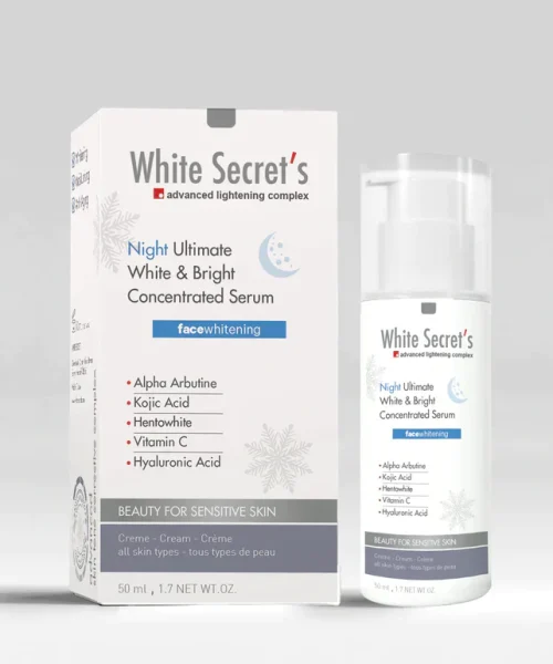 White Secret`s Night Ultimate W&B Concentrated Serum Kuwait سيروم الليل مركز وايت سيكريتس التيميت لتفتيح لون البشرة - 50 مل الكويت