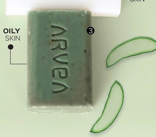 Arvea Nature Aloe Vera Soap For Oily Skin Kuwait ارفيا نيتشر صابونة الألوة فيرا للبشرة الدهنية الكويت