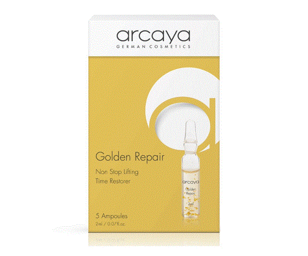 Arcaya Golden Repair 2 ML 5 Ampoules Kuwait اركايا امبولات الذهب لتوازن ونضارة البشرة 2 مل - 5 امبولات الكويت