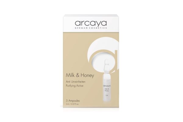 Arcaya Milk And Honey 5 Ampoules Kuwait اركايا امبولات الحليب والعسل 2 مل 5 امبول الكويت