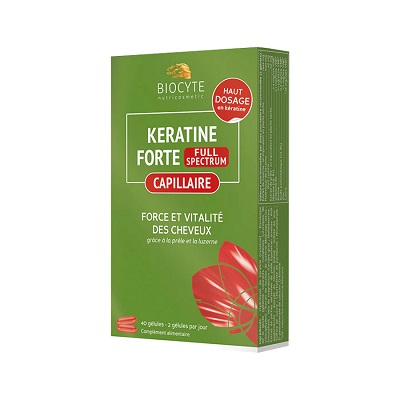 Biocyte Keratine Forte 40 Capsules Kuwait بايوسايت كيراتين فورت 40 كبسولة الكويت