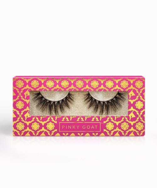 Pinky goat Kenza Vegan 3d Silk Lashes Kuwait رموش بينكي جوت كنزا فيجان 3 دي سيلك لاشيز الكويت