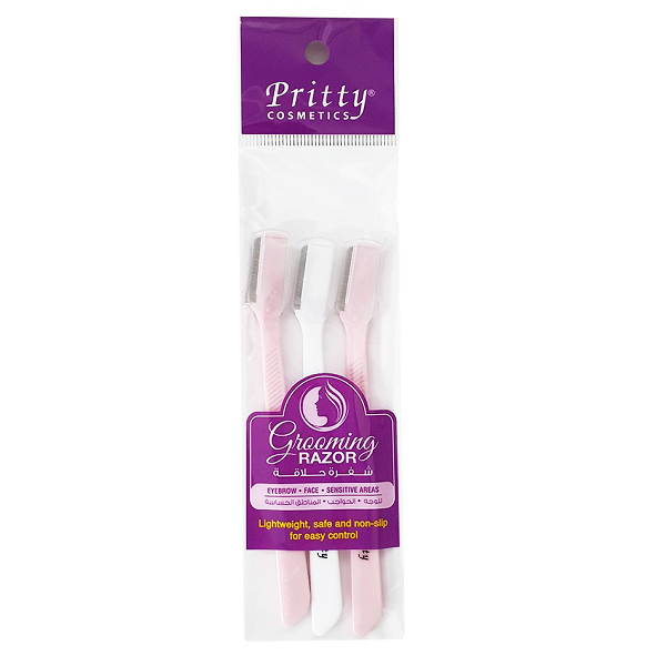 Pritty Razor Pritty Grooming Razors Eyebrow - Face - Sensitive Areas BL- 12 - Lenskw ...