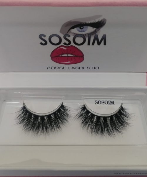 No. 1 SOSOIM Horse Lashes 3D Pink Box