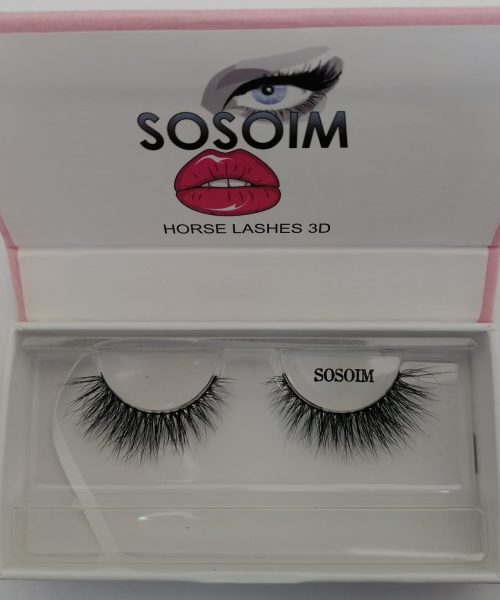 No. 4 SOSOIM Horse Lashes 3D Pink Box