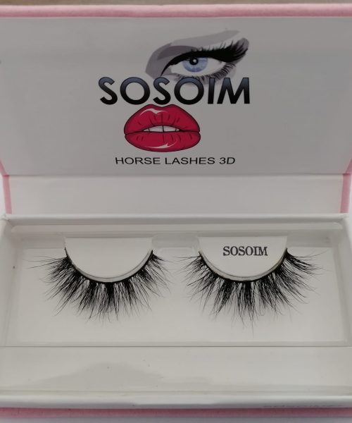 No. 7 SOSOIM Horse Lashes 3D Pink Box